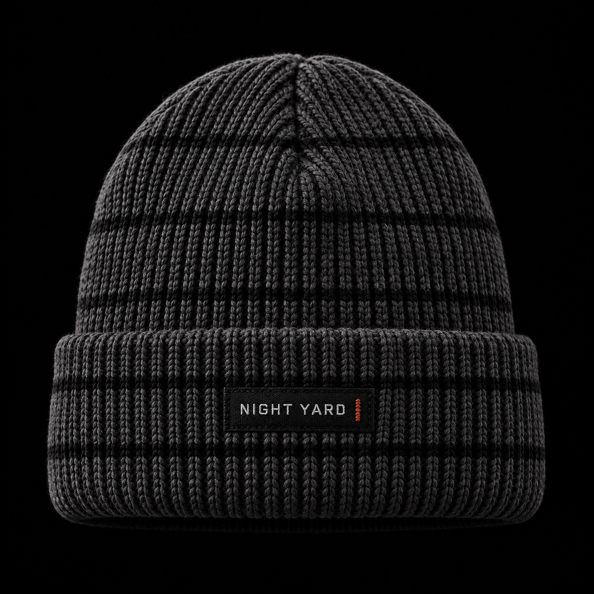 Night Yard Asphalt Beanie — Dark Grey