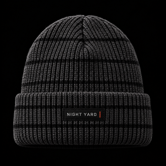 Night Yard Asphalt Beanie — Dark Grey