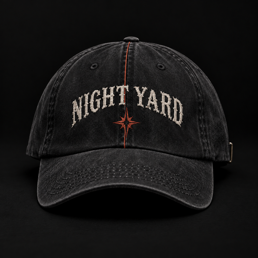Night Yard Boundary Cap — Black / Rust — original Night Yard product image