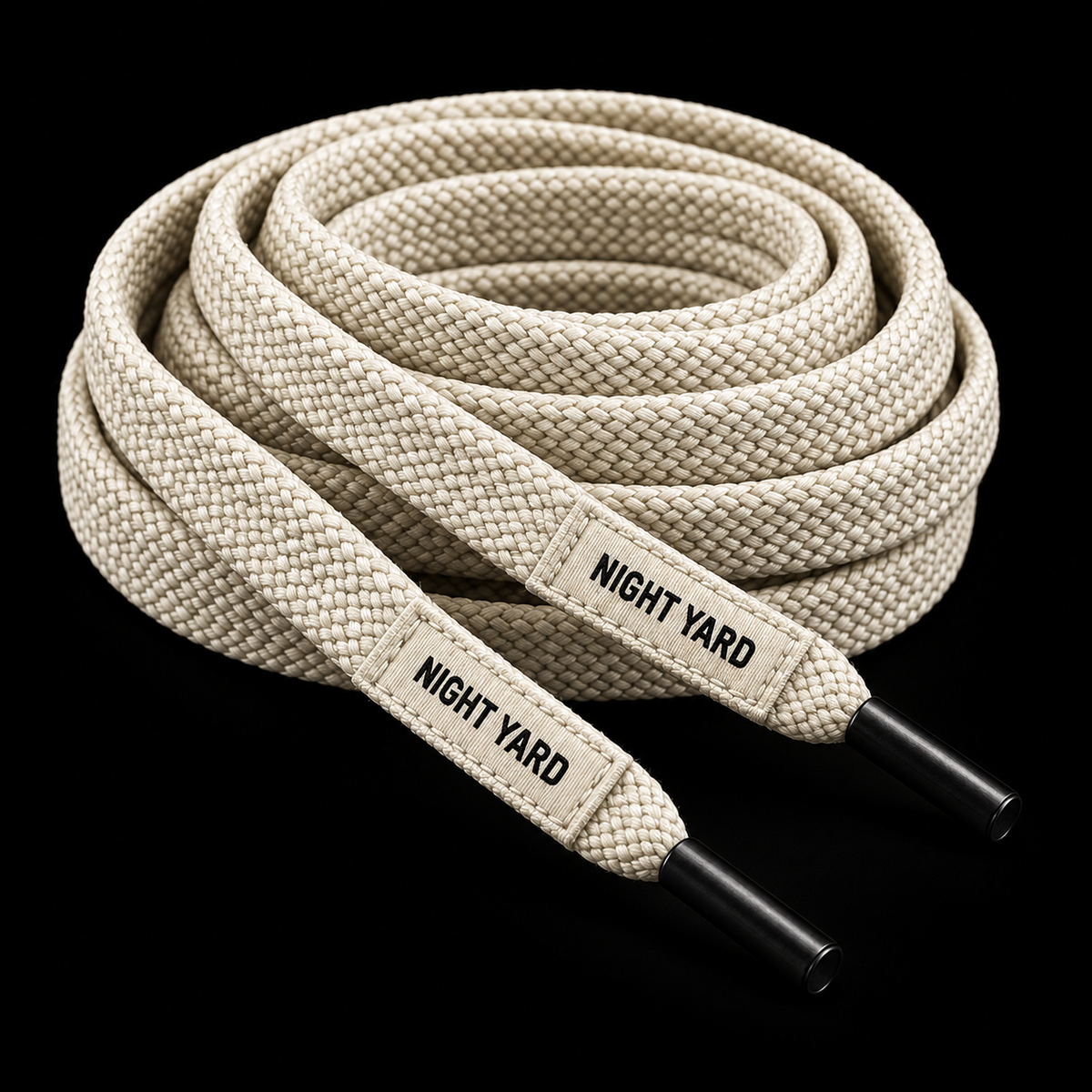 Night Yard Contrast Laces — Bone / Black — original Night Yard product image