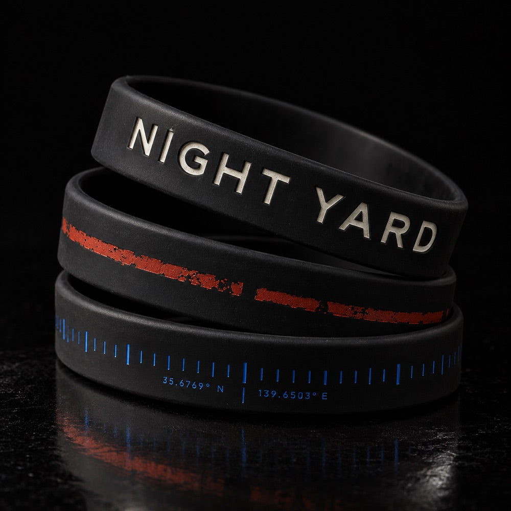 Night Yard Core Wristband — Black