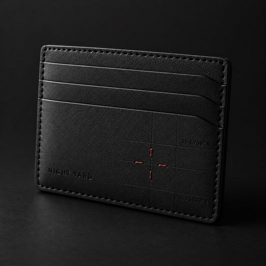 Night Yard Field Cardholder — Black