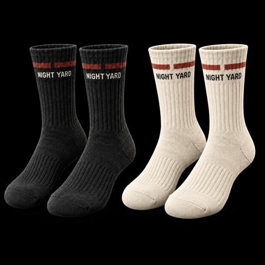 Night Yard Field Crew 2-Pack — Charcoal / Bone — original Night Yard product image