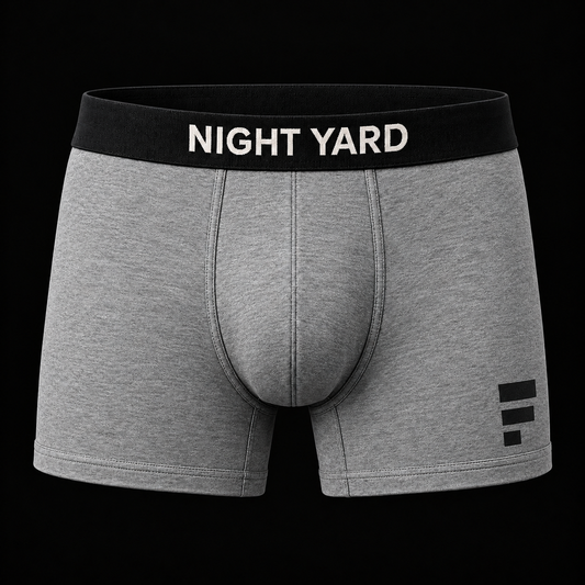 Night Yard Low Signal Boxer Brief — Grey — original Night Yard product image