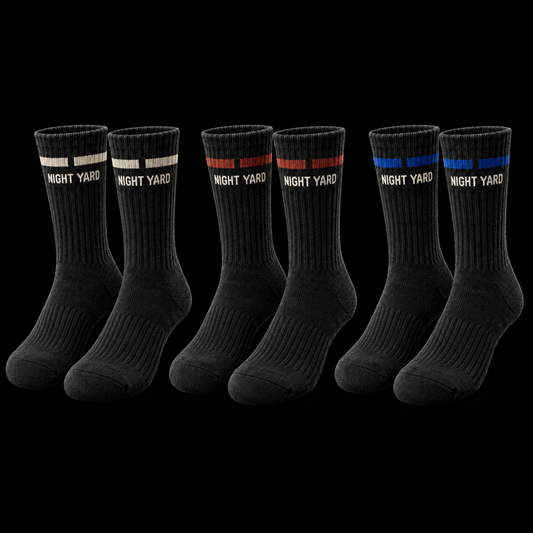 Night Yard Night Rotation 3-Pack — Black / Rust / Cobalt — original Night Yard product image