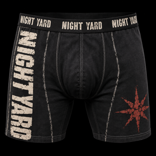 Night Yard Night Shift Boxer Brief — Black