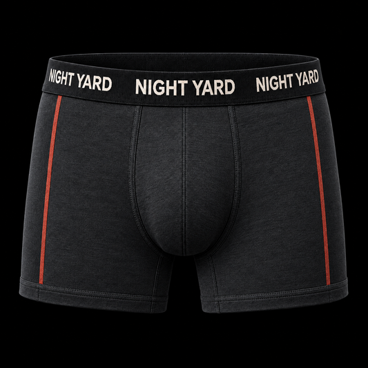 Night Yard Redline Boxer Brief — Charcoal — original Night Yard product image