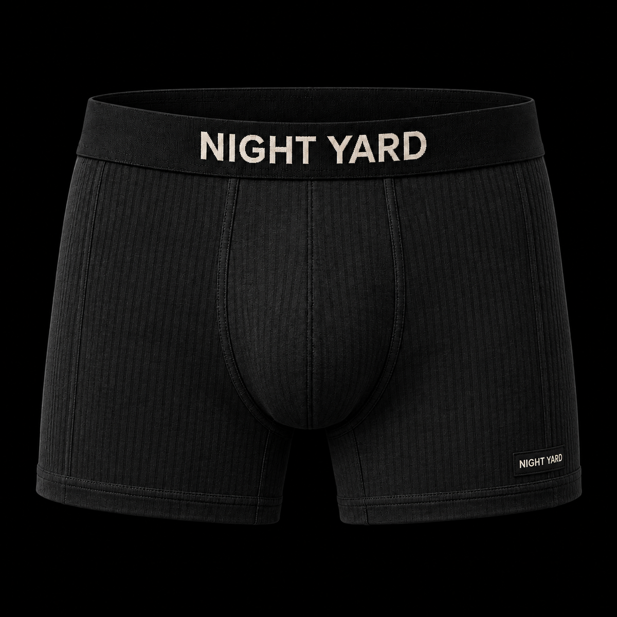 Night Yard Utility Rib Boxer Brief — Black — original Night Yard product image