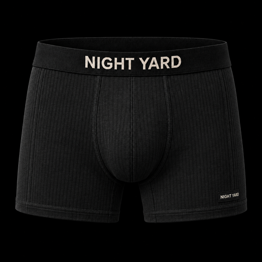 Night Yard Utility Rib Boxer Brief — Black — original Night Yard product image