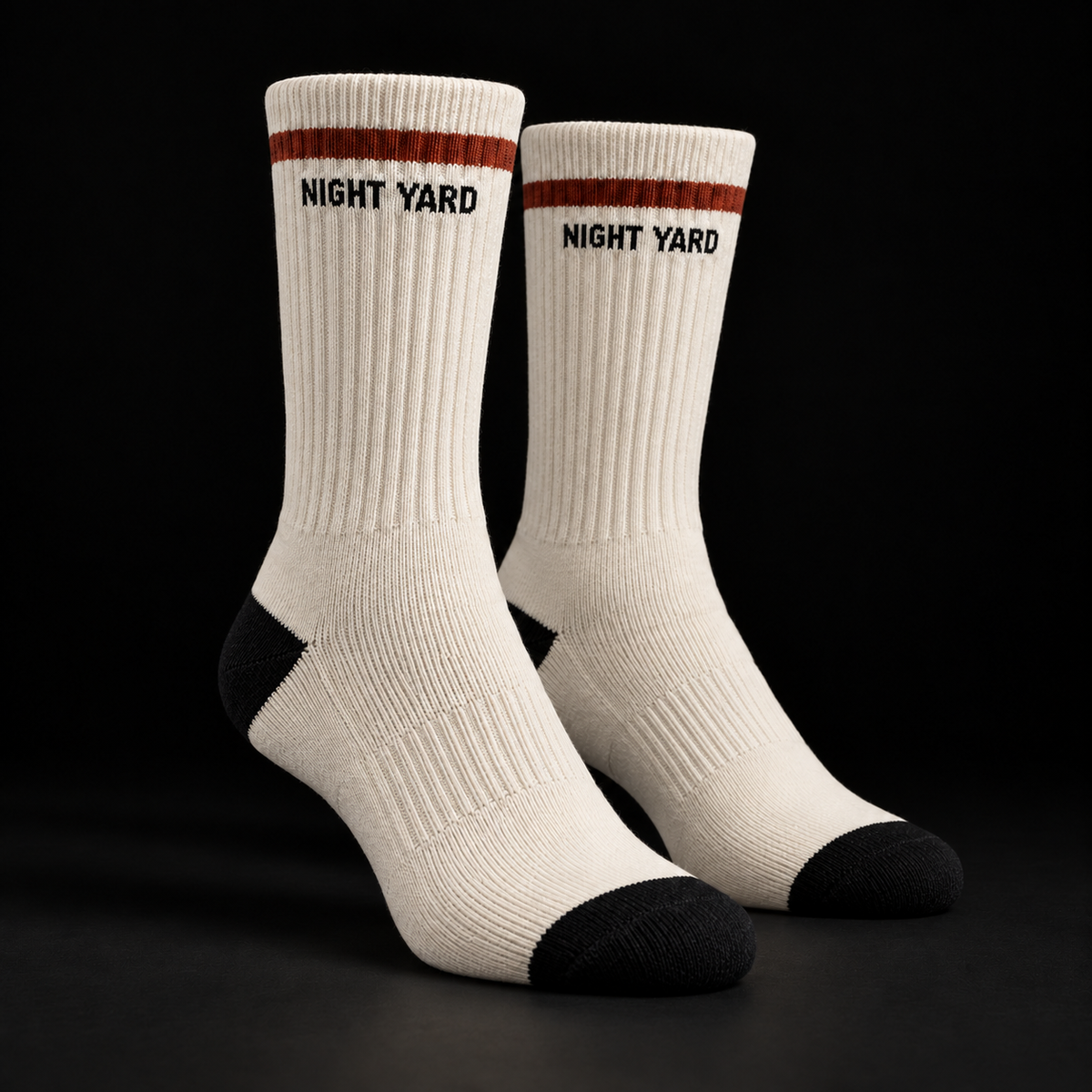 Night Yard Utility Rib Crew Socks — Bone — original Night Yard product image