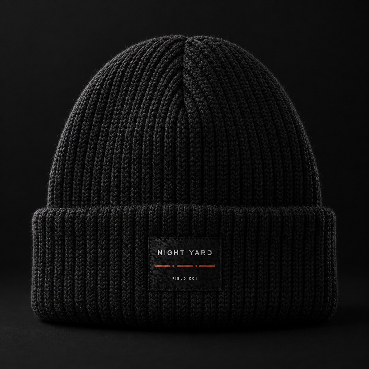 Night Yard Watch Cap Beanie — Black