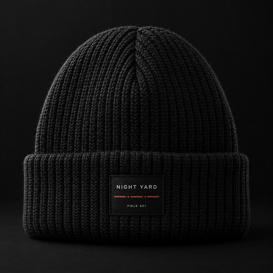 Night Yard Watch Cap Beanie — Black